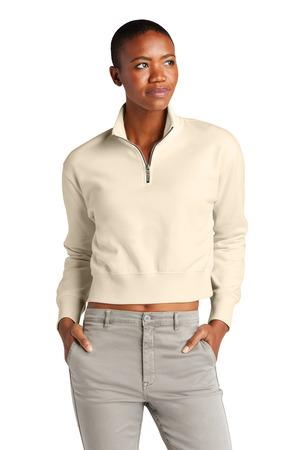 [DT6111] District Women's V.I.T. Fleece 1/2-Zip DT6111