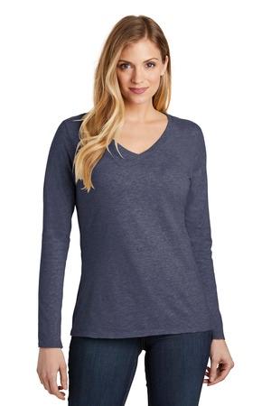 [DT6201] District Women's Very Important Tee Long Sleeve V-Neck. DT6201