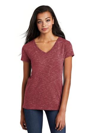 [DT664] District Women's Medal V-Neck Tee. DT664