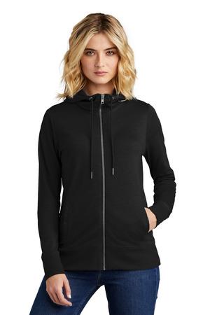 [DT673] District Women's Featherweight French Terry Full-Zip Hoodie DT673