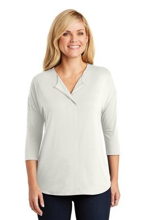 [LK5433] Port Authority Ladies Concept 3/4-Sleeve Soft Split Neck Top. LK5433