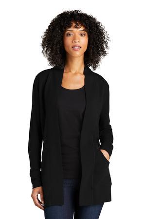 [LK825] Port Authority Ladies Microterry Cardigan LK825