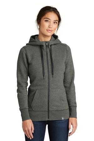 [LNEA502] New Era Ladies French Terry Full-Zip Hoodie. LNEA502