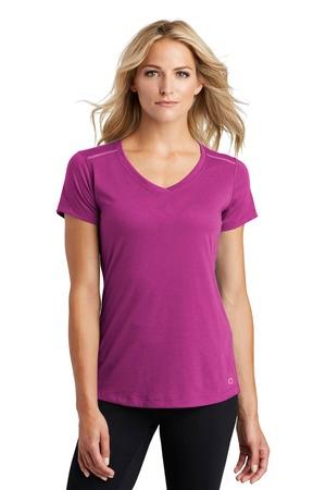 [LOE337] OGIO Ladies Peak V-Neck Tee. LOE337