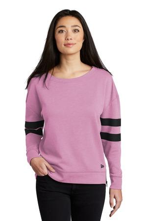 [LNEA513] New Era Ladies Tri-Blend Fleece Varsity Crew LNEA513