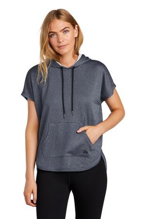 [LNEA533] New Era Ladies Performance Terry Short Sleeve Hoodie LNEA533