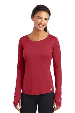 [LOE321] OGIO Ladies Long Sleeve Pulse Crew. LOE321