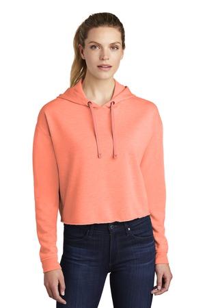 [LST298] Sport-Tek Ladies PosiCharge Tri-Blend Wicking Fleece Crop Hooded Pullover LST298