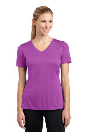 [LST353] Sport-Tek Ladies PosiCharge Competitor V-Neck Tee. LST353