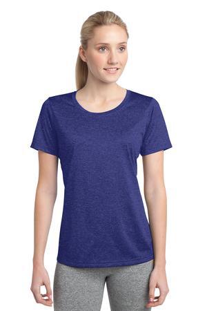 [LST360] Sport-Tek Ladies Heather Contender Scoop Neck Tee. LST360