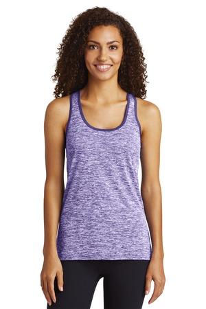 [LST396] Sport-Tek Ladies PosiCharge Electric Heather Racerback Tank. LST396