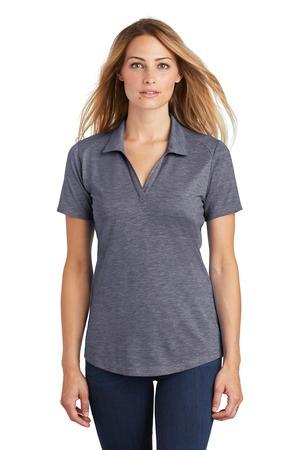 [LST405] Sport-Tek Ladies PosiCharge Tri-Blend Wicking Polo. LST405