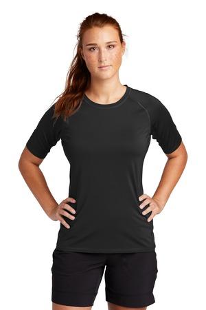 [LST470] Sport-Tek Ladies Rashguard Tee. LST470