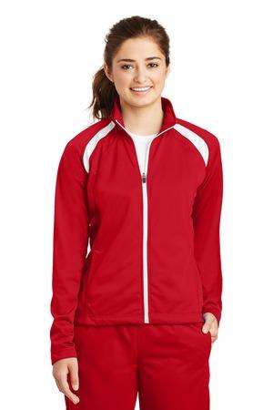 [LST90] Sport-Tek Ladies Tricot Track Jacket. LST90