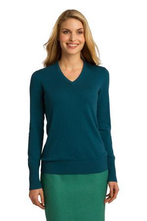 [LSW285] Port Authority Ladies V-Neck Sweater. LSW285