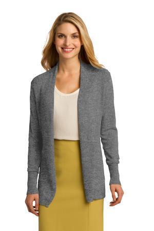 [LSW289] Port Authority Ladies Open Front Cardigan Sweater. LSW289