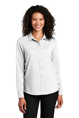 [LW401] Port Authority Ladies Long Sleeve Performance Staff Shirt LW401