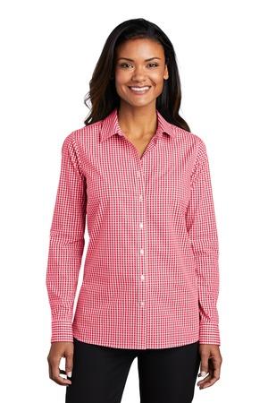 [LW644] Port Authority Ladies Broadcloth Gingham Easy Care Shirt LW644