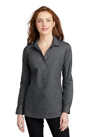 [LW645] Port Authority Ladies Pincheck Easy Care Shirt LW645