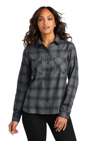 [LW669] Port Authority Ladies Plaid Flannel Shirt LW669