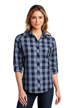 [LW670] Port Authority Ladies Everyday Plaid Shirt. LW670