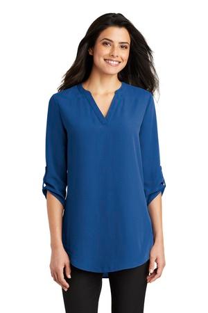 [LW701] Port Authority Ladies 3/4-Sleeve Tunic Blouse. LW701