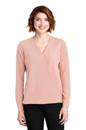 [LW702] Port Authority Ladies Wrap Blouse. LW702