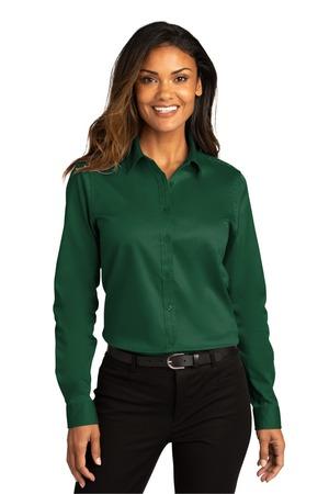 [LW808] Port Authority Ladies Long Sleeve SuperPro React Twill Shirt. LW808