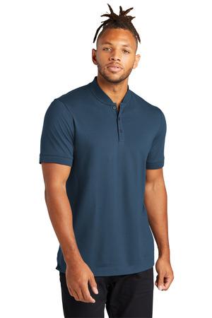 [MM1008] MERCER+METTLE Stretch Pique Henley MM1008