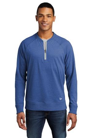 [NEA123] New Era Sueded Cotton Blend 1/4-Zip Pullover NEA123