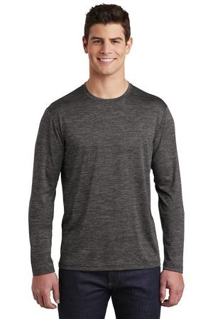 [ST390LS] Sport-Tek PosiCharge Long Sleeve Electric Heather Tee. ST390LS