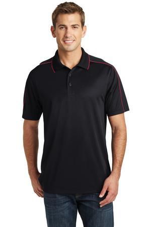 [ST653] Sport-Tek Micropique Sport-Wick Piped Polo. ST653