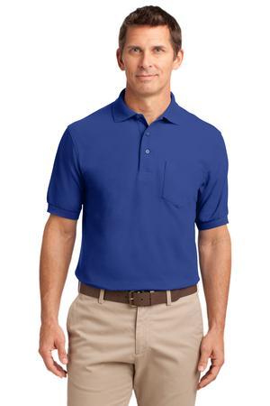 [TLK500P] Port Authority Tall Silk Touch Polo with Pocket. TLK500P