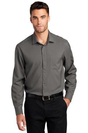 [W401] Port Authority Long Sleeve Performance Staff Shirt W401