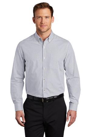 [W644] Port Authority Broadcloth Gingham Easy Care Shirt W644