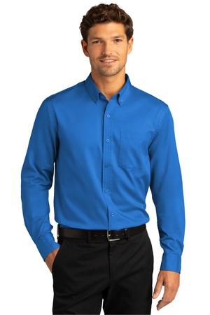 [W808] Port Authority Long Sleeve SuperPro React Twill Shirt. W808