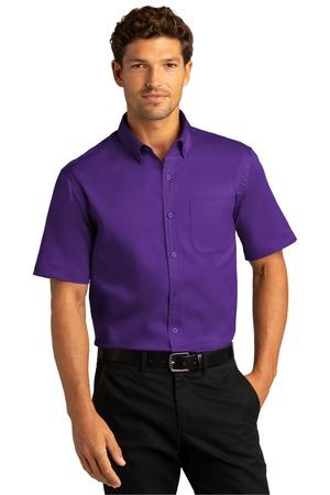 [W809] Port Authority Short Sleeve SuperPro React Twill Shirt. W809