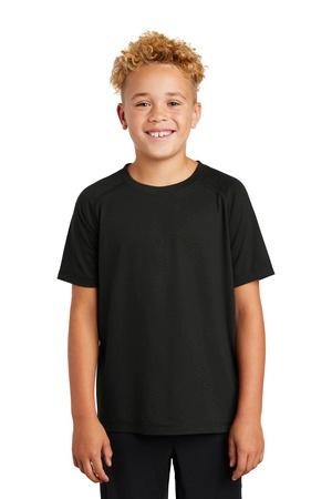 [YST400] Sport-Tek Youth PosiCharge Tri-Blend Wicking Raglan Tee. YST400