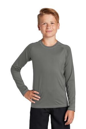 [YST470LS] Sport-Tek Youth Long Sleeve Rashguard Tee. YST470LS