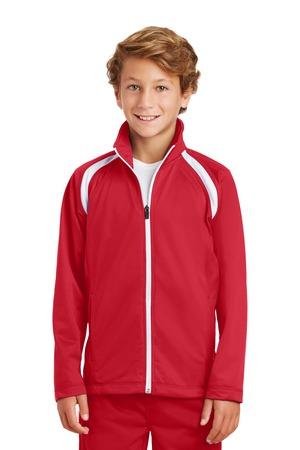 [YST90] Sport-Tek Youth Tricot Track Jacket. YST90