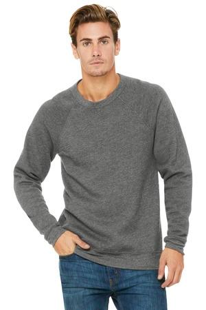 [BC3901] BELLA+CANVAS Unisex Sponge Fleece Raglan Sweatshirt. BC3901