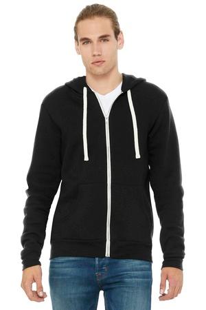 [BC3909] BELLA+CANVAS Unisex Triblend Sponge Fleece Full-Zip Hoodie. BC3909