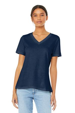 [BC6405] BELLA+CANVAS Women's Relaxed Jersey Short Sleeve V-Neck Tee. BC6405