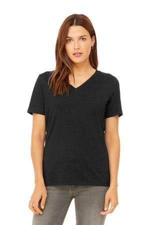 [BC6405CVC] BELLA+CANVAS Women's Relaxed Heather CVC V-Neck Tee BC6405CVC