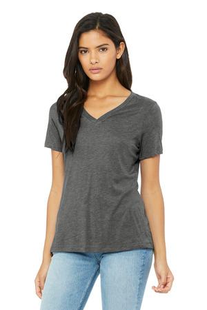 [BC6415] BELLA+CANVAS Women's Relaxed Triblend V-Neck Tee BC6415