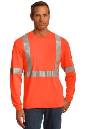 [CS401LS] CornerStone ANSI 107 Class 2 Long Sleeve Safety T-Shirt. CS401LS