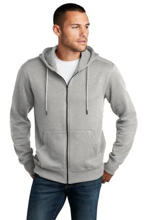 [DT1103] District Perfect Weight Fleece Full-Zip Hoodie DT1103