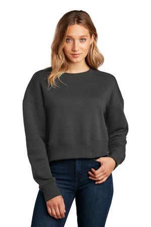 [DT1105] District Women's Perfect Weight Fleece Cropped Crew DT1105