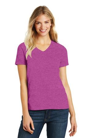 [DM1190L] District Women's Perfect Blend CVC V-Neck Tee. DM1190L