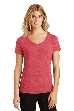 [DM1350L] District Women's Perfect Tri V-Neck Tee. DM1350L